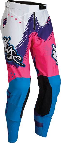 MOOSE RACING Agroid Pants - Pink/Blue/Purple - 38 2901-9237