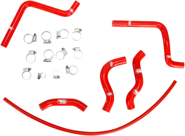 MOOSE RACING Radiator Hose Kit - Red - Honda MBU-HON-29-RD