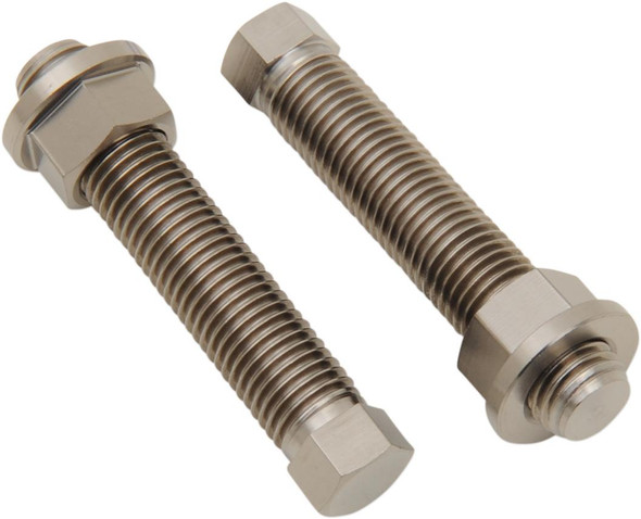  WORKS CONNECTION Axle Adjuster Bolt Set - Titanium 70-635 