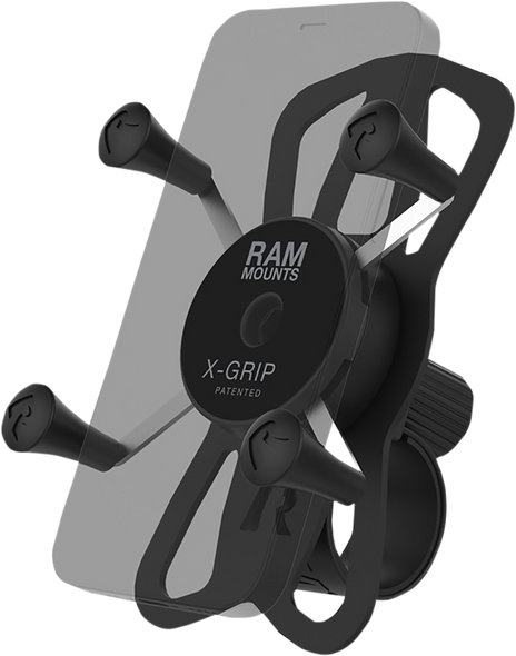 RAM MOUNT X-Grip?« Phone Mount with Tough-Strap?äó Handlebar Base RAP-460-UN7U