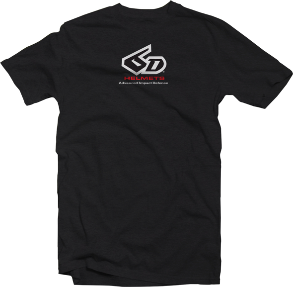 6D HELMETS 6D Classic Logo T-Shirt - Black - 2XL 50-3549