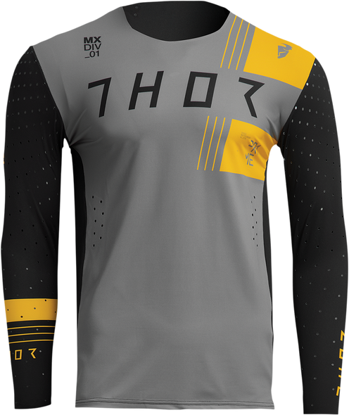 THOR Prime Strike Jersey - Gray/Lemon - 2XL 2910-6939