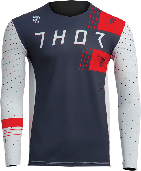 THOR Prime Strike Jersey - Midnight/Red - 2XL 2910-6934