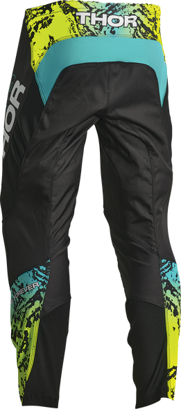 THOR Sector Atlas Pants - Black/Teal/Acid- 32 2901-10112