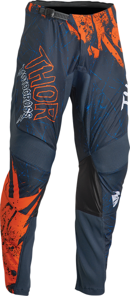 THOR Youth Sector Gnar Pants - Midnight/Orange - 24 2903-2222