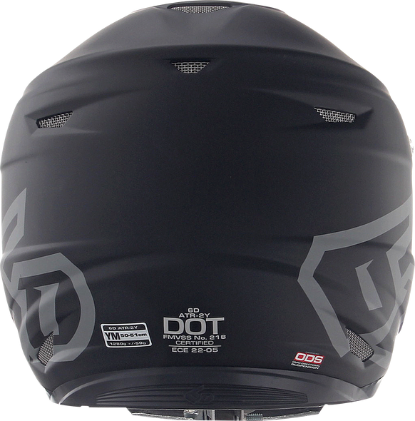 6D HELMETS ATR-2Y Helmet - Matte Black - XL 11-5603