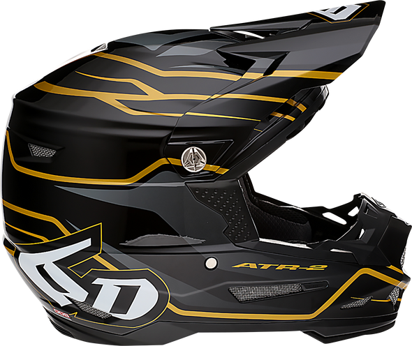 6D HELMETS ATR-2 Helmet - Phase - Black Gold - Small 12-2805