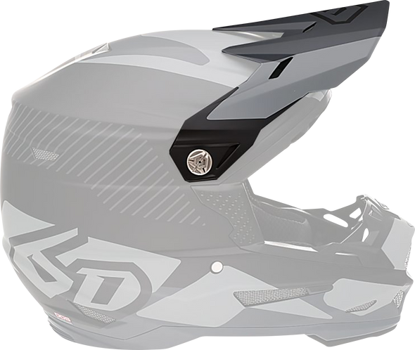 6D HELMETS ATR-2Y Visor - Matte Black 72-4114