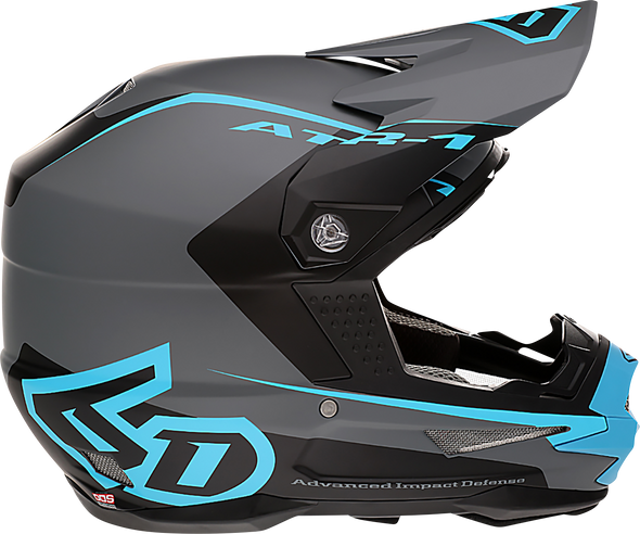 6D HELMETS ATR-1 Helmet - Stealth - Cyan - XS 10-4624