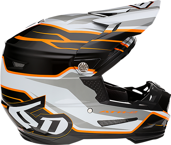 6D HELMETS ATR-2 Helmet - Phase - White Orange - XS 12-2824