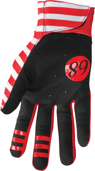THOR Mainstay Slice Gloves - White/Red - Medium 3330-7293