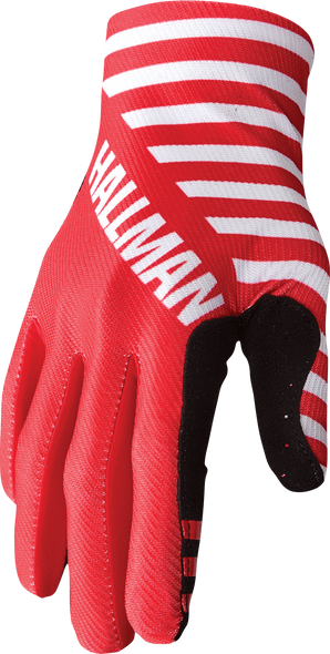 THOR Mainstay Slice Gloves - White/Red - Small 3330-7292