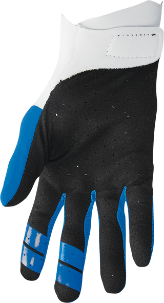 THOR Agile Rival Gloves - Blue/White - Small 3330-7238