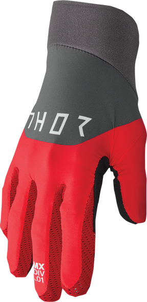 THOR Agile Rival Gloves - Red/Charcoal - 2XL 3330-7230