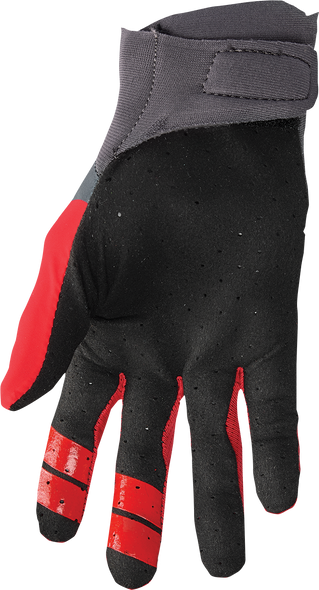 THOR Agile Rival Gloves - Red/Charcoal - Large 3330-7228