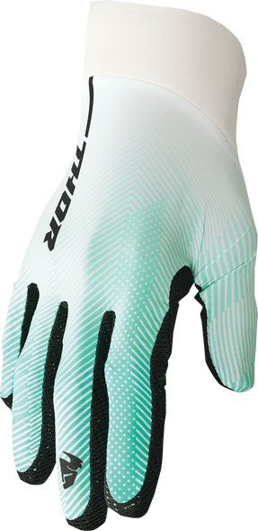 THOR Agile Tech Gloves - White/Teal - Medium 3330-7209