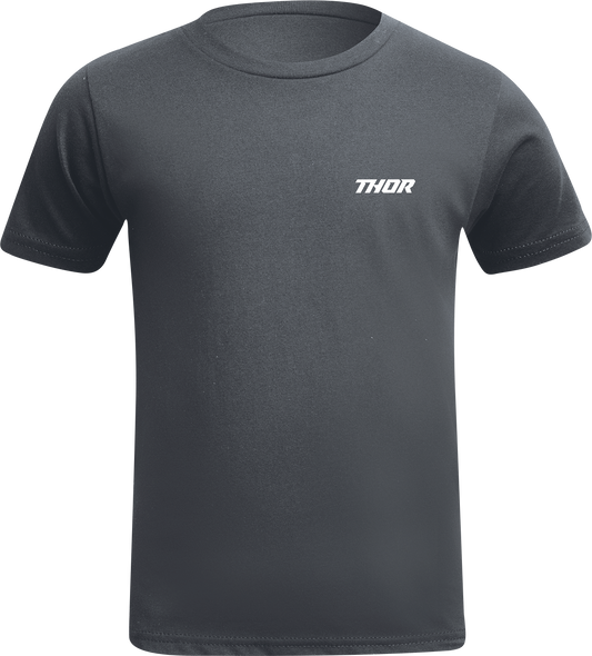 THOR Youth Whip T-Shirt - Charcoal - Small 3032-3598
