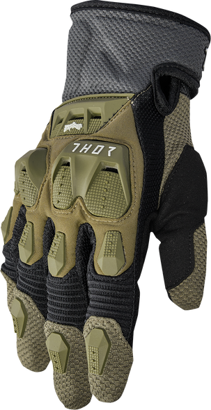 THOR Terrain Gloves - Army/Charcoal - Medium 3330-7287