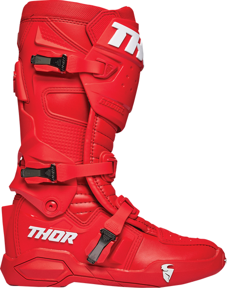 THOR Radial Boots - Red - Size 10 3410-2739