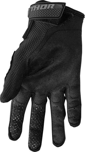 THOR Youth Sector Gloves - Black/Gray - Large 3332-1732