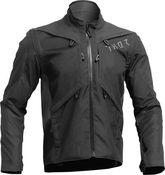 THOR Terrain Jacket - Black/Charcoal - Large 2920-0699