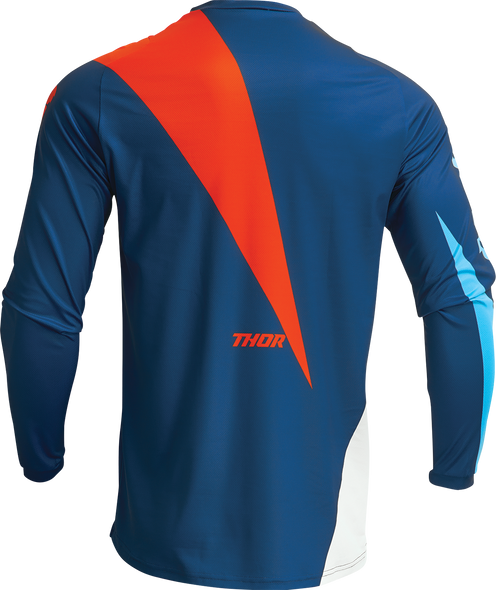 THOR Sector Edge Jersey - Navy/Orange - 4XL 2910-7152