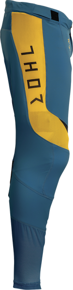 THOR Prime Rival Pants - Teal/Yellow - 28 2901-10167