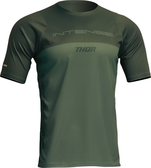 THOR Intense Assist Censis Jersey - Short-Sleeve - Forest Green - Small 5020-0211