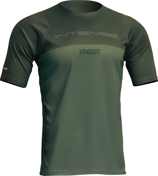 THOR Intense Assist Censis Jersey - Short-Sleeve - Forest Green - XS 5020-0210