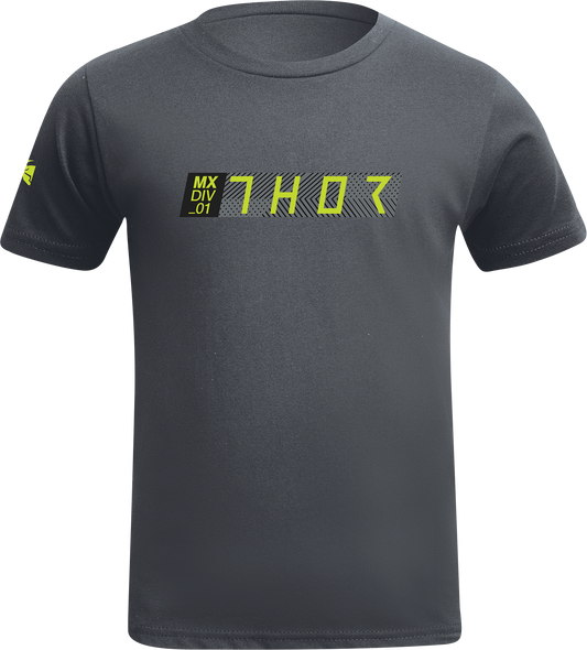 THOR Youth Tech T-Shirt - Charcoal - XL 3032-3591