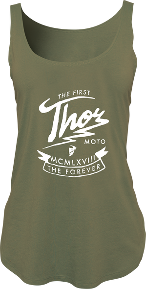 THOR Women's Thunder Tank Top - Military Green - XL 3031-4129