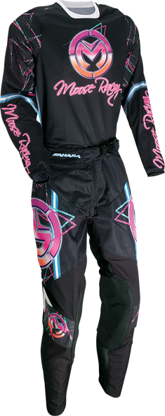 MOOSE RACING Sahara Jersey - Pink/Black - Medium 2910-7451