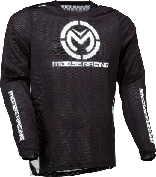 MOOSE RACING Sahara Jersey - Black/White - 3XL 2910-7425