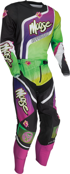 MOOSE RACING Sahara Pants - Purple/Green - 30 2901-10411