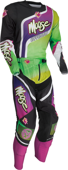 MOOSE RACING Sahara Pants - Purple/Green - 38 2901-10415