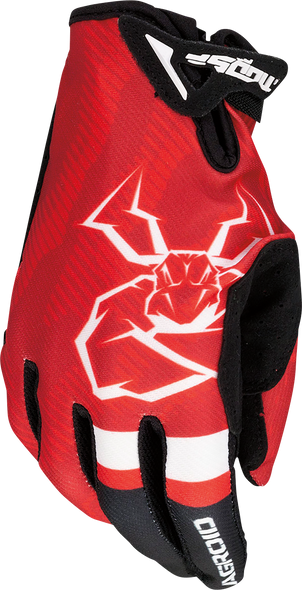 MOOSE RACING Agroid* Pro Gloves - Red - Large 3330-7574