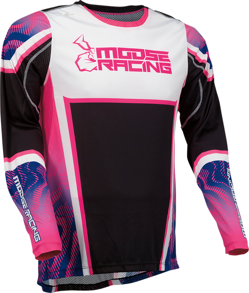 MOOSE RACING Agroid Jersey - Pink/Purple/Black - Medium 2910-7397
