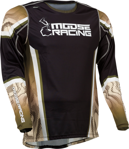 MOOSE RACING Agroid Jersey - Olive/Tan/Black - Small 2910-7408