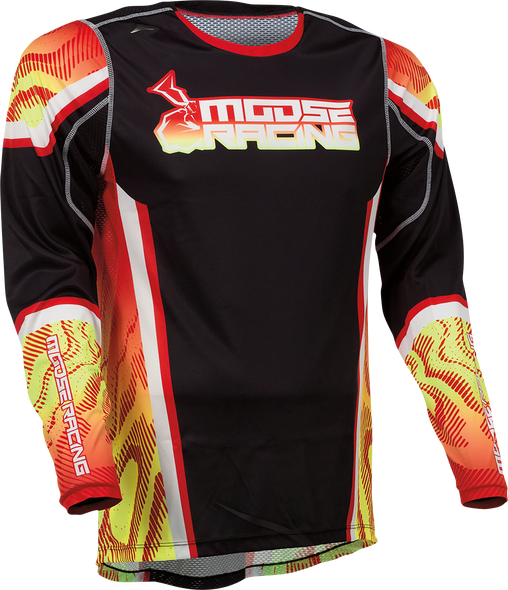 MOOSE RACING Agroid Jersey - Red/Yellow/Black - Small 2910-7390