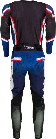 MOOSE RACING Agroid Pants - Red/White/Blue/Black - 32 2901-10685