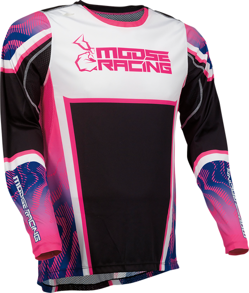 MOOSE RACING Agroid Jersey - Pink/Purple/Black - Small 2910-7396
