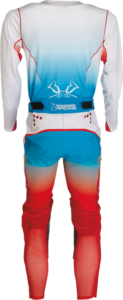 MOOSE RACING Agroid Pants - Red/White/Blue - 36 2901-10076