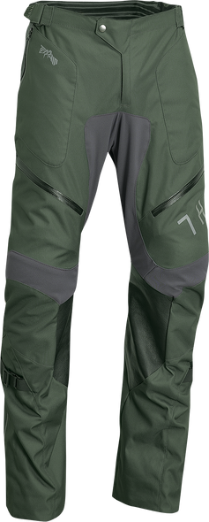 THOR Terrain Out-of-the-Boot Pants - Army Green/Charcoal - 28 2901-10451
