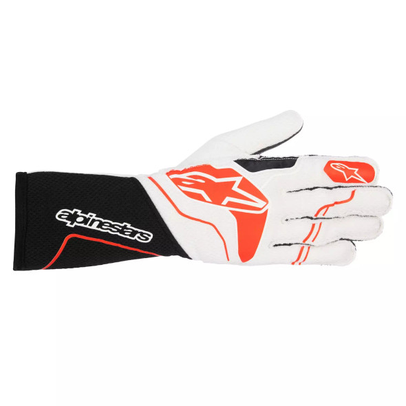 gloves tech 1-zx white / red 2x-large 3550323-123-2xl