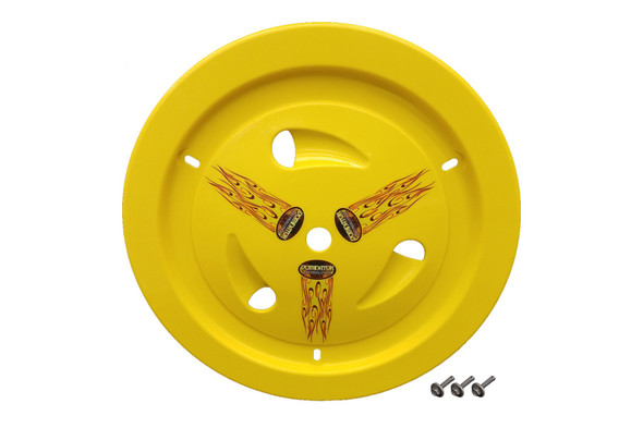 wheel cover bolt-on yellow real style 1007-b-ye