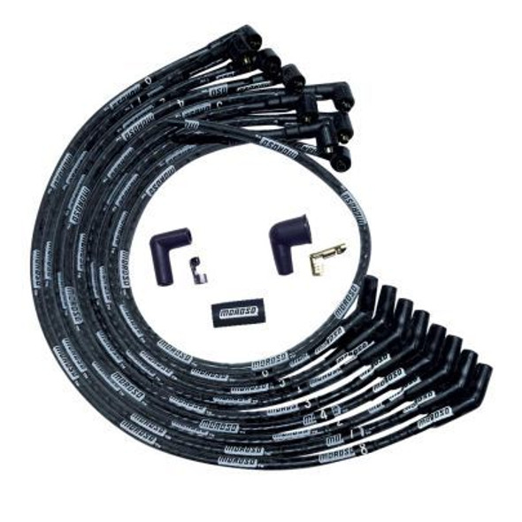 ultra plug wire set sbf 351w black 51573