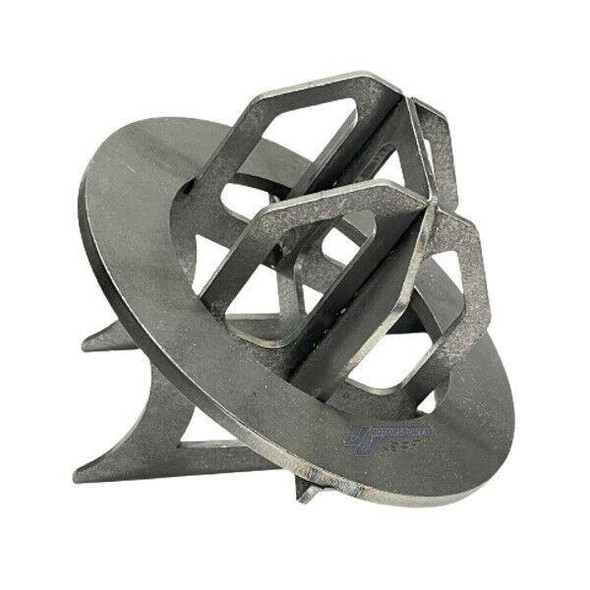 J J MOTORSPORTS Lightweight 2-1/2-Inch Offset Spring Cup for 3-Inch Axle Tubing - Fits 5-Inch Springs 