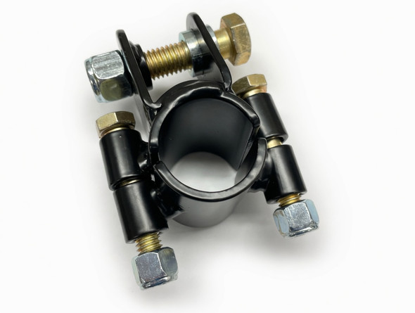 Clamp-On Shock Mount for 1-1/4-Inch Tubing - Powdercoated Black