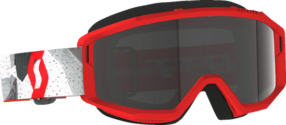 SCOTT Primal Sand Dust Goggle - Camo White/Red - Dark Gray 278600-7434053????