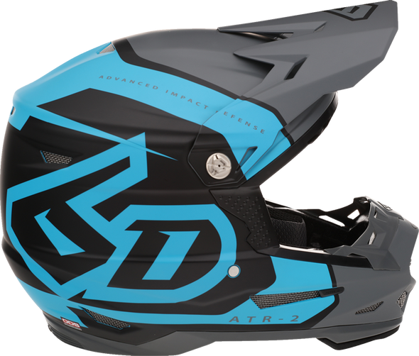 6D HELMETS ATR-2 Helmet - Torque - Cyan/Gray - 2XL 12-3239